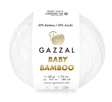Gazzal Baby Bamboo 95228 Белый