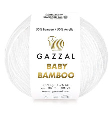 Gazzal Baby Bamboo 95228 Белый