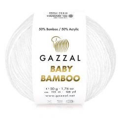 Gazzal Baby Bamboo 95228 Белый