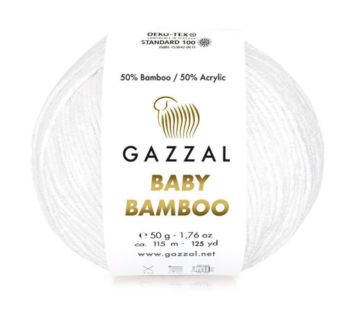 Gazzal Baby Bamboo 95228 Белый