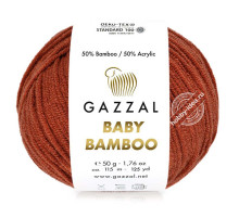 Gazzal Baby Bamboo 95233 Красная охра