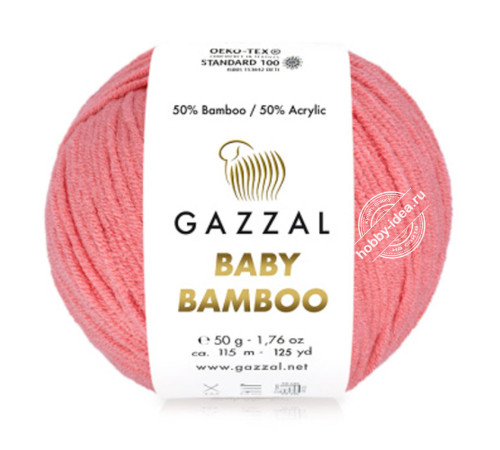 Gazzal Baby Bamboo 95238 Цветы персика