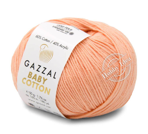 Gazzal Baby Cotton 3412 Персик