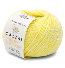 Gazzal Baby Cotton 3413 Светло-желтый