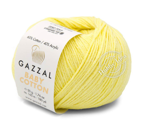 Gazzal Baby Cotton 3413 Светло-желтый