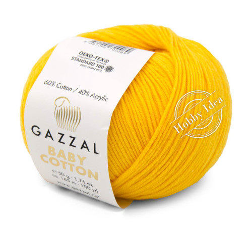 Gazzal Baby Cotton 3417 Желтый