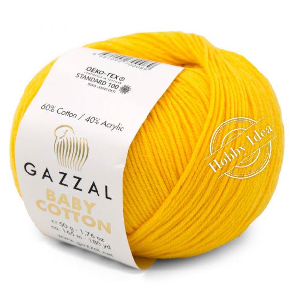 Gazzal Baby Cotton 3417 Желтый из категории Gazzal Baby Cotton
