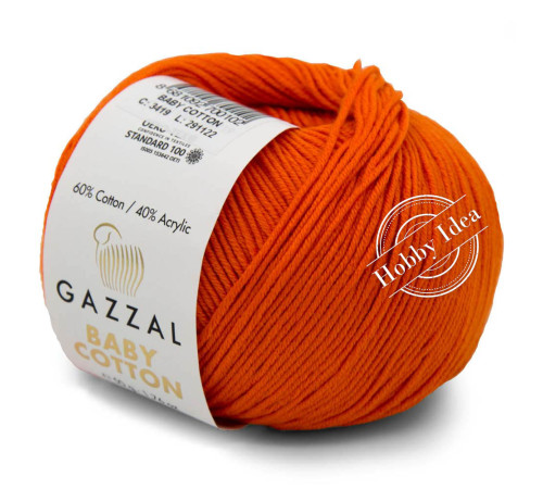 Gazzal Baby Cotton 3419 Оранжевый