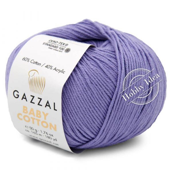 Gazzal Baby Cotton 3420 Сиреневый из категории Gazzal Baby Cotton