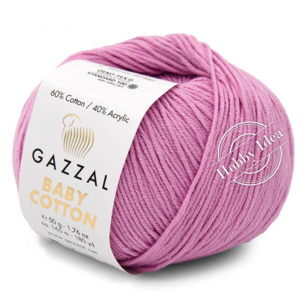 Gazzal Baby Cotton 3422 Розовый из категории Gazzal Baby Cotton