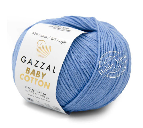 Gazzal Baby Cotton 3423 Небесно-голубой