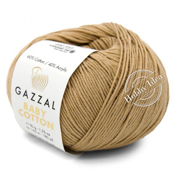 Gazzal Baby Cotton 3424 Бежевый из категории Gazzal Baby Cotton