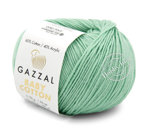 Gazzal Baby Cotton 3425 Мятный