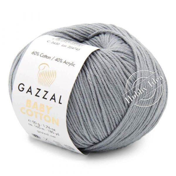 Gazzal Baby Cotton 3430 Серый из категории Gazzal Baby Cotton