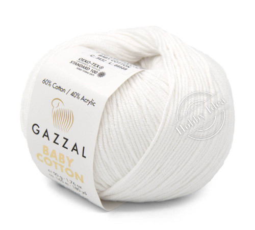 Gazzal Baby Cotton 3432 Белый