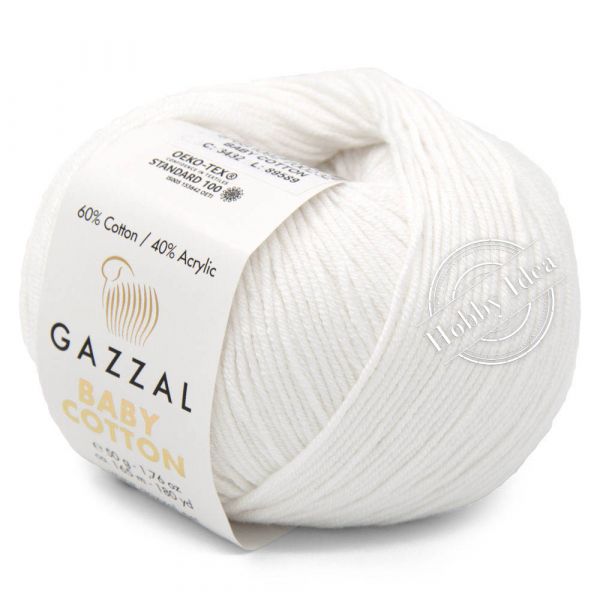 Gazzal Baby Cotton 3432 Белый из категории Gazzal Baby Cotton