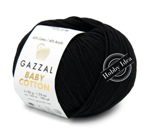 Gazzal Baby Cotton 3433 Чёрный
