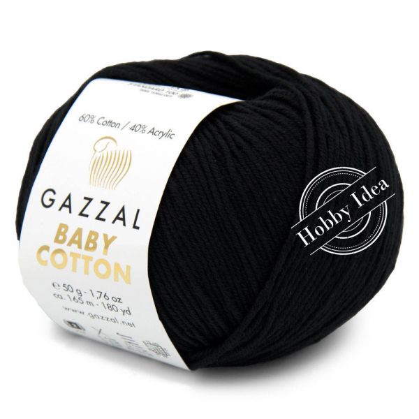 Gazzal Baby Cotton 3433 Чёрный из категории Gazzal Baby Cotton