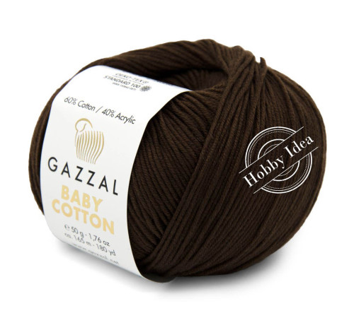 Gazzal Baby Cotton 3436 Шоколад