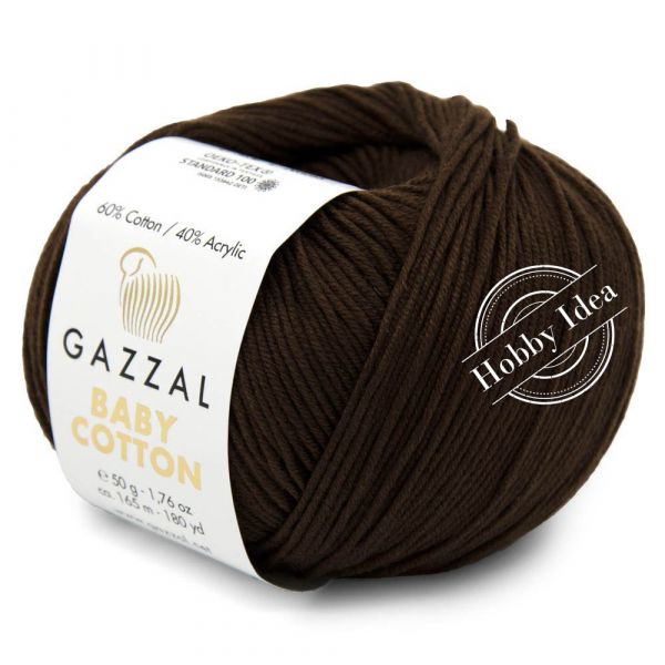 Gazzal Baby Cotton 3436 Шоколад из категории Gazzal Baby Cotton
