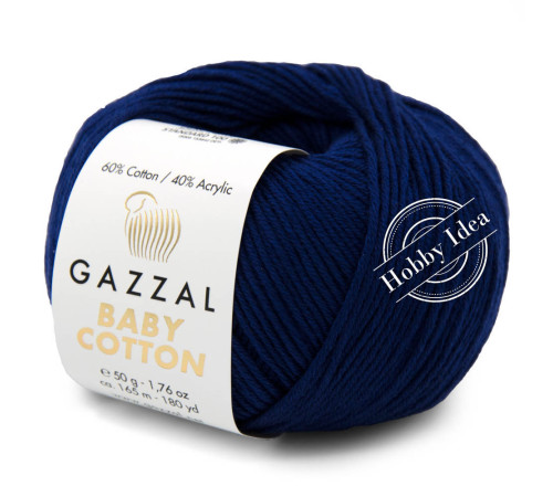 Gazzal Baby Cotton 3438 Темно-синий