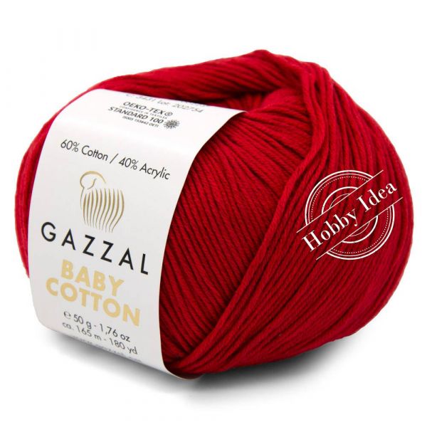 Gazzal Baby Cotton 3439 Красный из категории Gazzal Baby Cotton