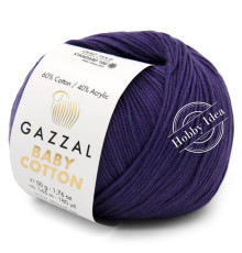 Gazzal Baby Cotton 3440 Темно-фиолетовый