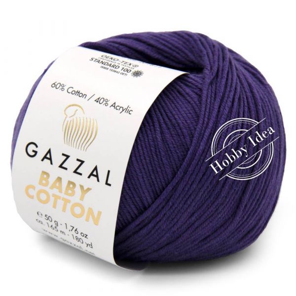 Gazzal Baby Cotton 3440 Темно-фиолетовый из категории Gazzal Baby Cotton