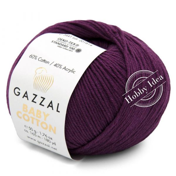 Gazzal Baby Cotton 3441 Сливовый из категории Gazzal Baby Cotton