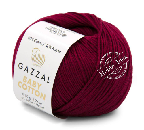 Gazzal Baby Cotton 3442 Винный