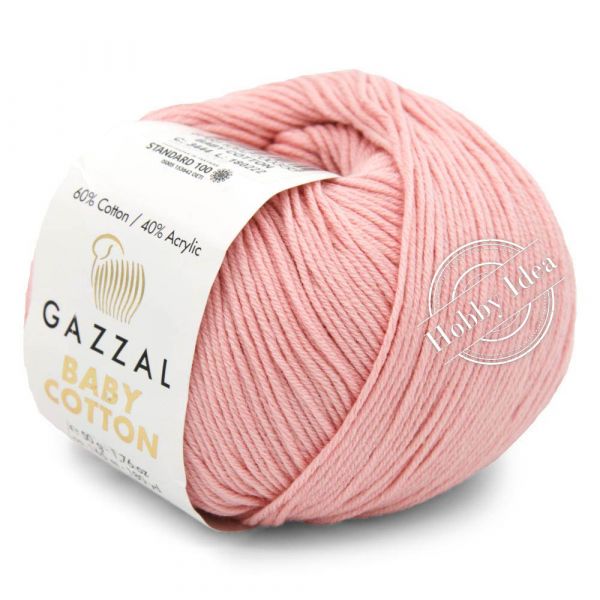 Gazzal Baby Cotton 3444 Розовая пудра из категории Gazzal Baby Cotton