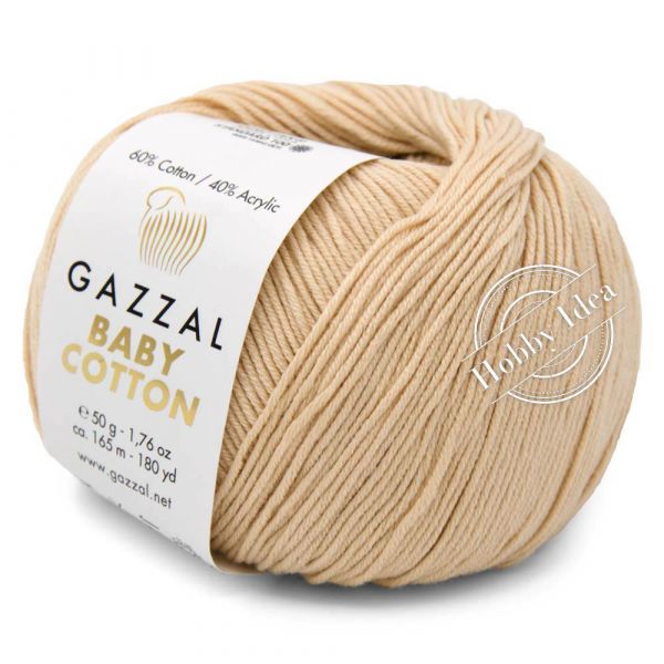 Gazzal Baby Cotton 3445 Кремовый из категории Gazzal Baby Cotton