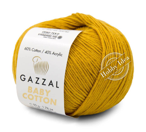 Gazzal Baby Cotton 3447 Горчица