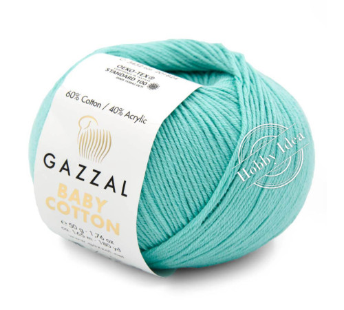 Gazzal Baby Cotton 3452 Лазурный