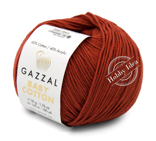 Gazzal Baby Cotton 3453 Терракот