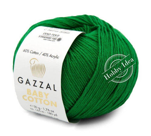Gazzal Baby Cotton 3456 Зелёный