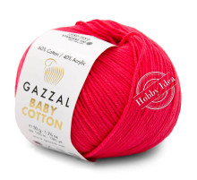Gazzal Baby Cotton 3458 Неоновый коралл