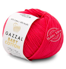 Gazzal Baby Cotton 3458 Неоновый коралл