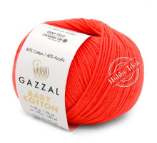 Gazzal Baby Cotton 3459 Неоновый алый