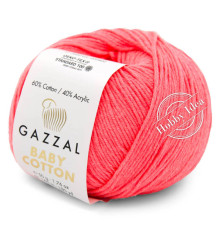 Gazzal Baby Cotton 3460 Неоновый розовый