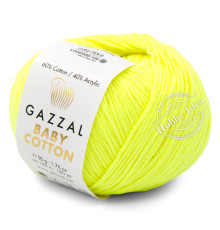 Gazzal Baby Cotton 3462 Неоновый жёлтый