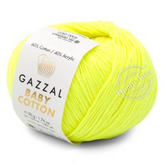 Gazzal Baby Cotton 3462 Неоновый жёлтый