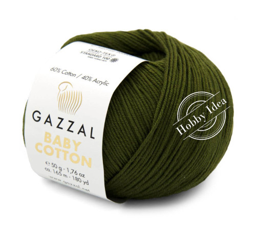Gazzal Baby Cotton 3463 Хвойный