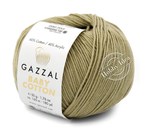 Gazzal Baby Cotton 3464 Мокрый песок
