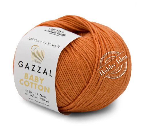 Gazzal Baby Cotton 3465 Медный
