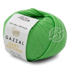 Gazzal Baby Cotton 3466 Ярко-зелёный