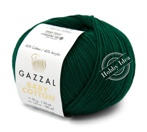 Gazzal Baby Cotton 3467 Малахит