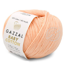 Gazzal Baby Cotton 3469 Персиковый крем