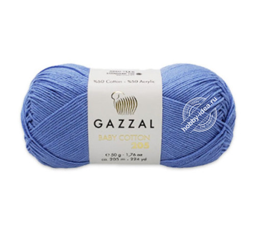 Gazzal Baby Cotton 205 517 Синий