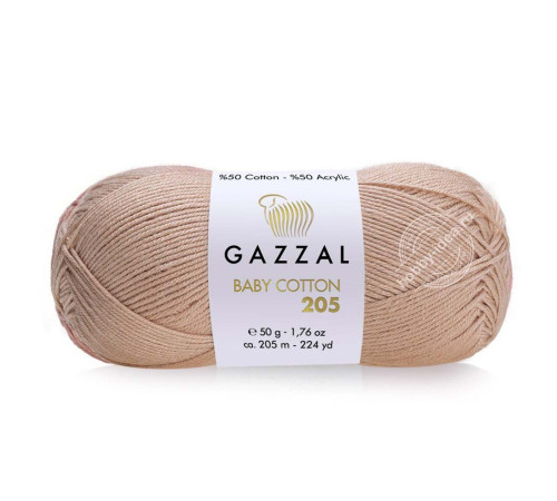 Gazzal Baby Cotton 205 500 Карамель